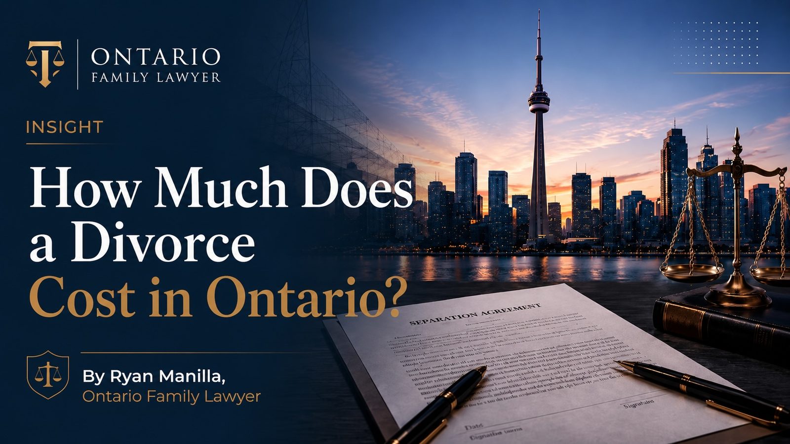 How Much Does a Divorce Cost in Ontario?